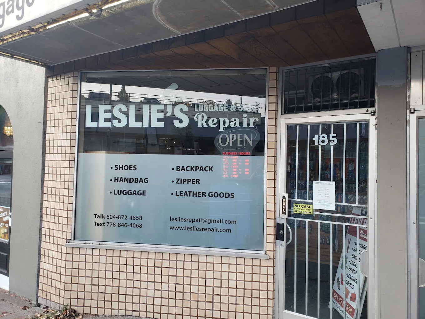 Leslie's Luggage & Shoe Repair